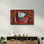 Wallity CAM-4014 Pintura Decorativa de Vidrio Templado Multicolor 46 x 72 cm